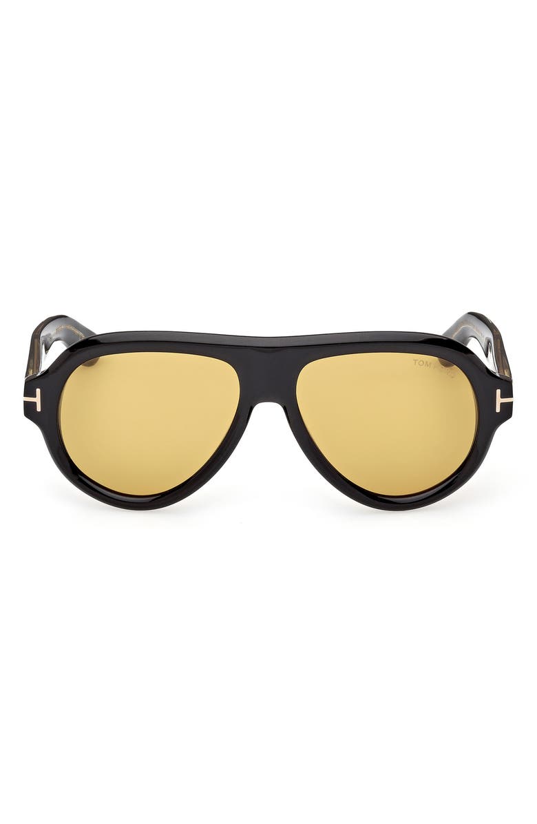 TOM FORD Icon 59mm Pilot Sunglasses, Main, color, 