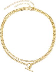 Adornia Set of 2 Assorted Chain Necklaces