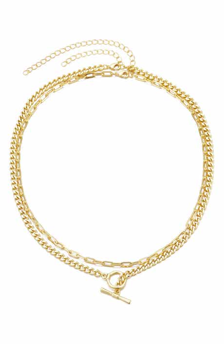 Adornia Set of 2 Assorted Chain Necklaces