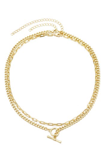 Adornia Set Of 2 Assorted Chain Necklaces