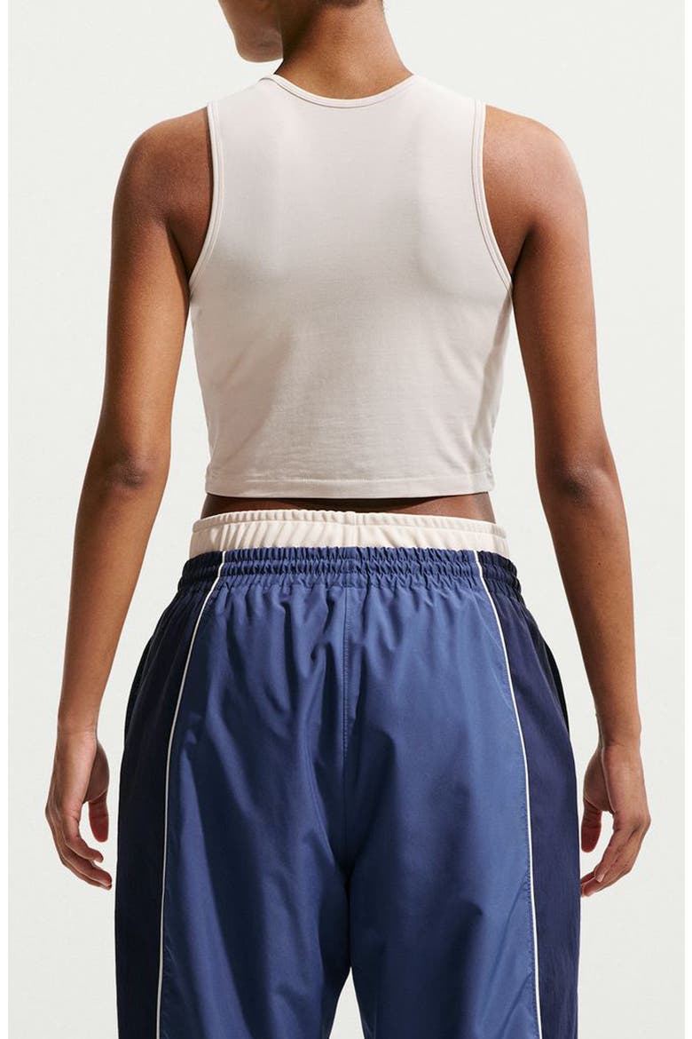 Athletic League Crop Sports Bra Tank, Alternate, color, LIGHT OREWOOD BROWN