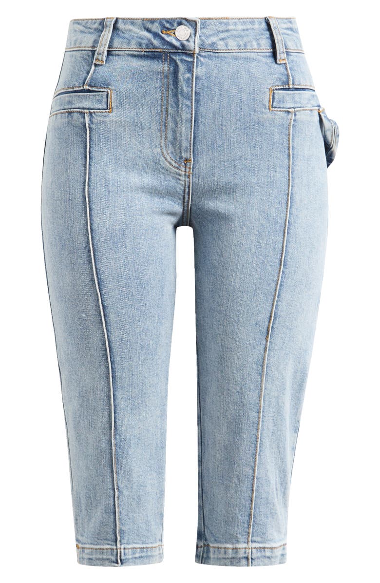 Steve Madden Delray Seam Capri Jeans, Alternate, color,