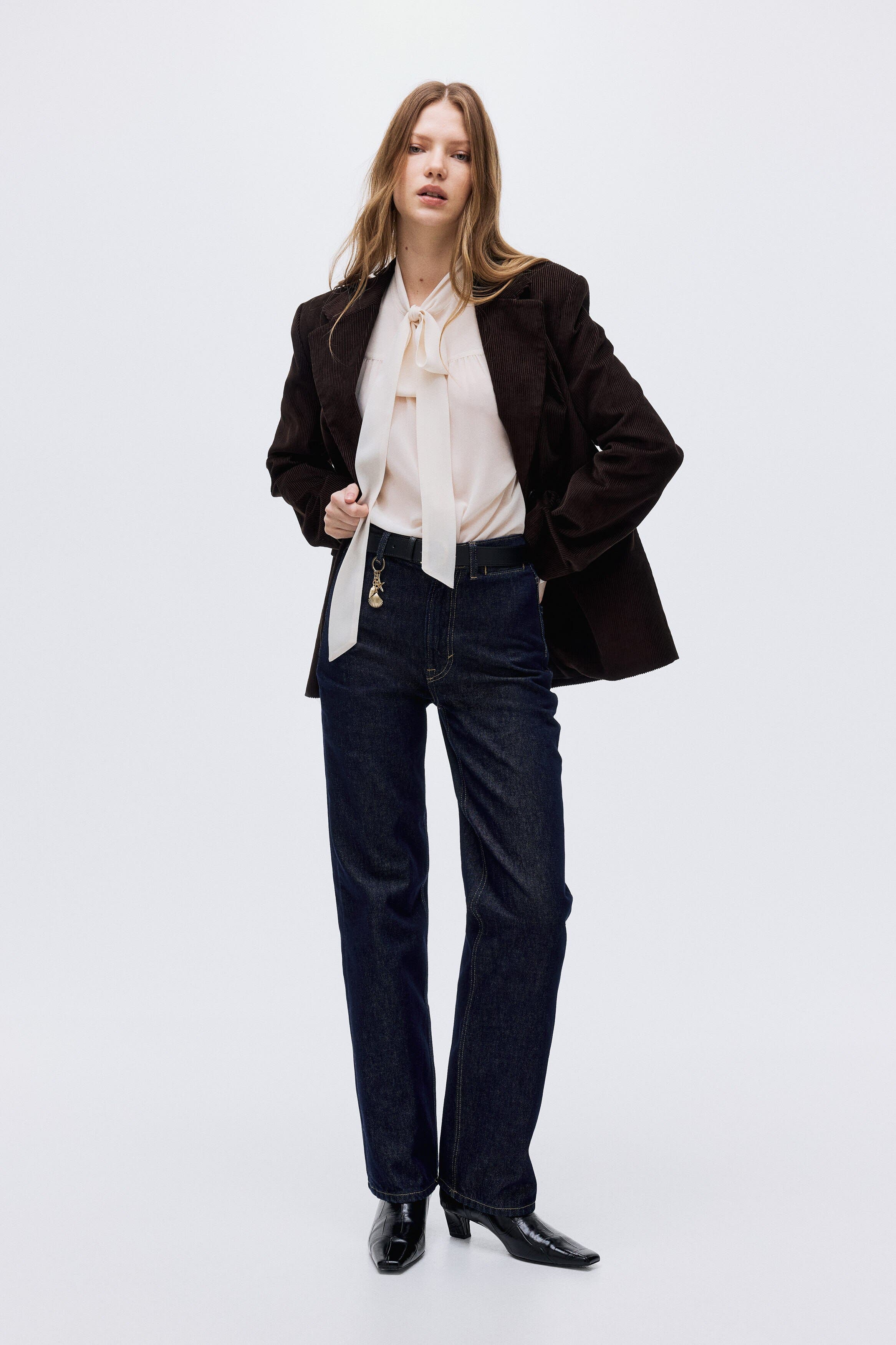 selected Dark denim blue
