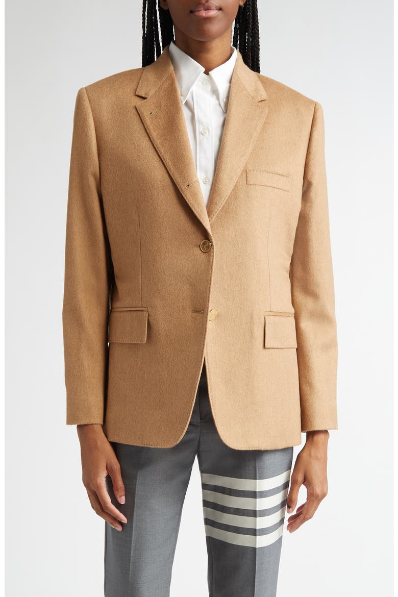 Classic Camel Hair Sport Coat (Women) | Nordstrom
