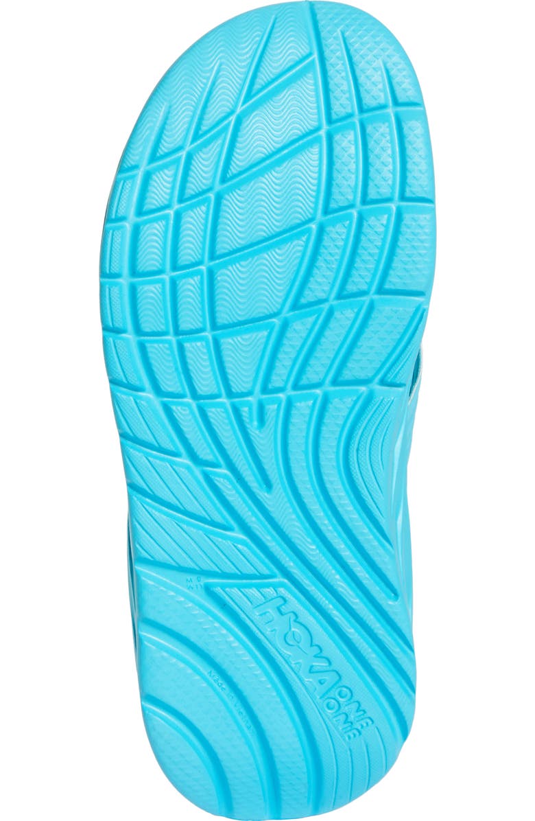 HOKA Ora Recovery Flip Flop, Alternate, color, Scuba Blue / Bellwether Blue