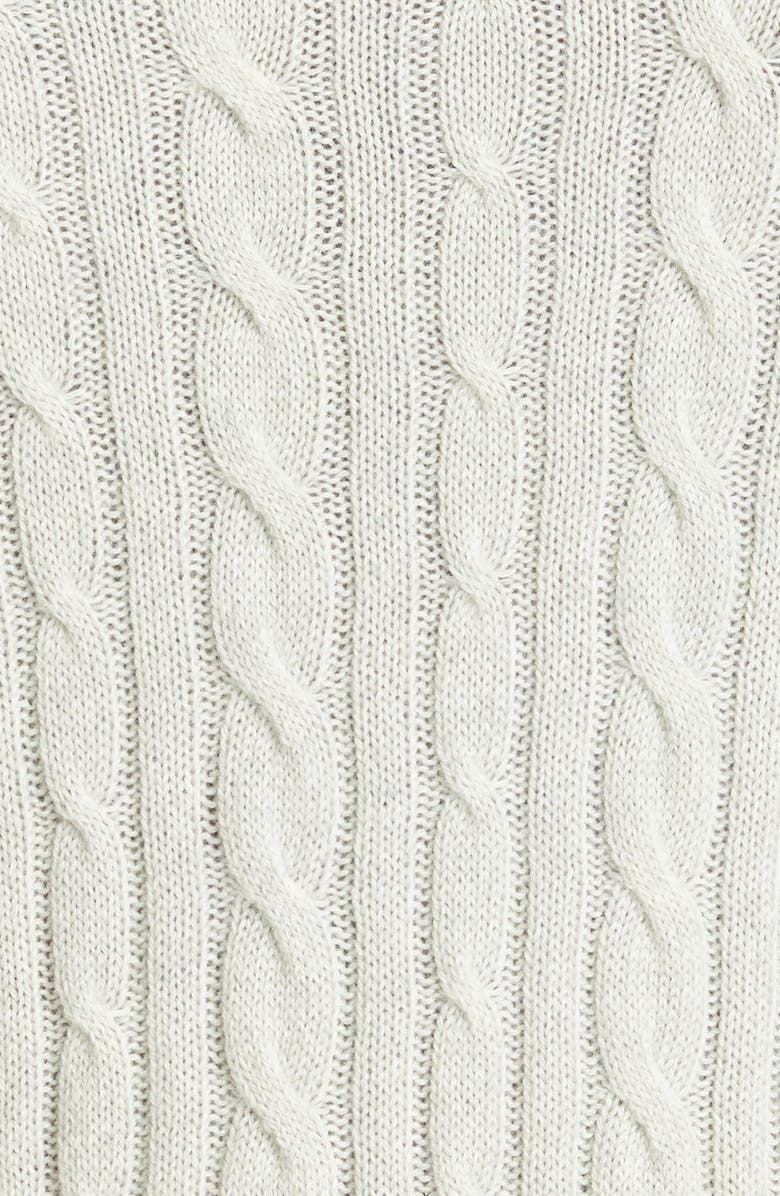 Loro Piana Men's Cable Knit Baby Cashmere Sweater, Alternate, color, 