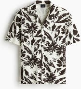 H&M Regular Fit Jacquard Resort Shirt
