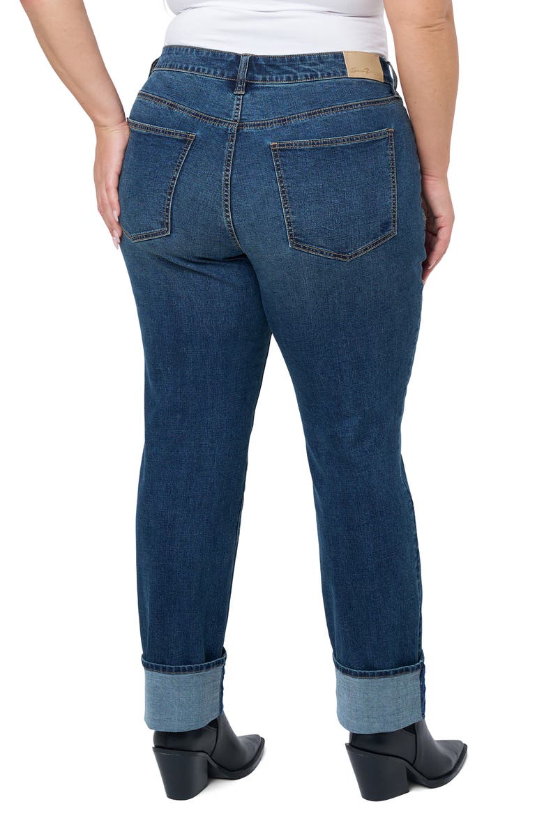 Seven7 Straight Leg High Cuff Jeans, Alternate, color, St. James