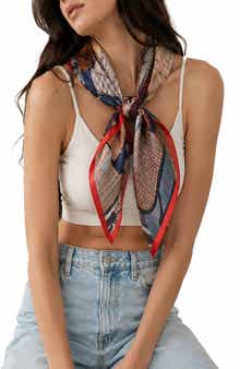 Motif Satin Bandana
