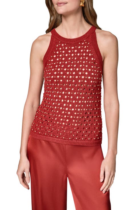 Hotfix Cotton Blend Sweater Vest