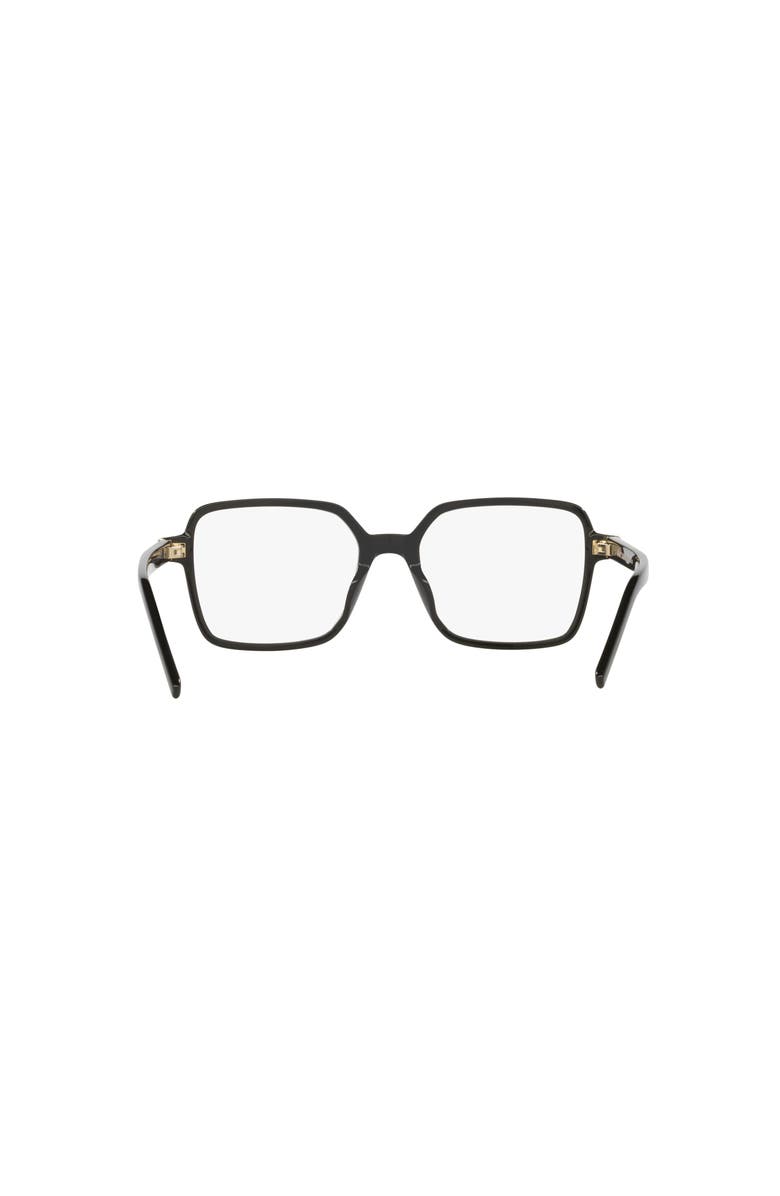 Saint Laurent 54mm Rectangle optical glasses, Alternate, color, Black