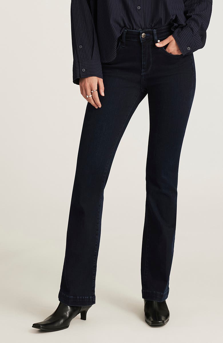 Mavi Jeans Vicky Mid Rise Bootcut Jeans, Main, color, Ink Feather Luxe