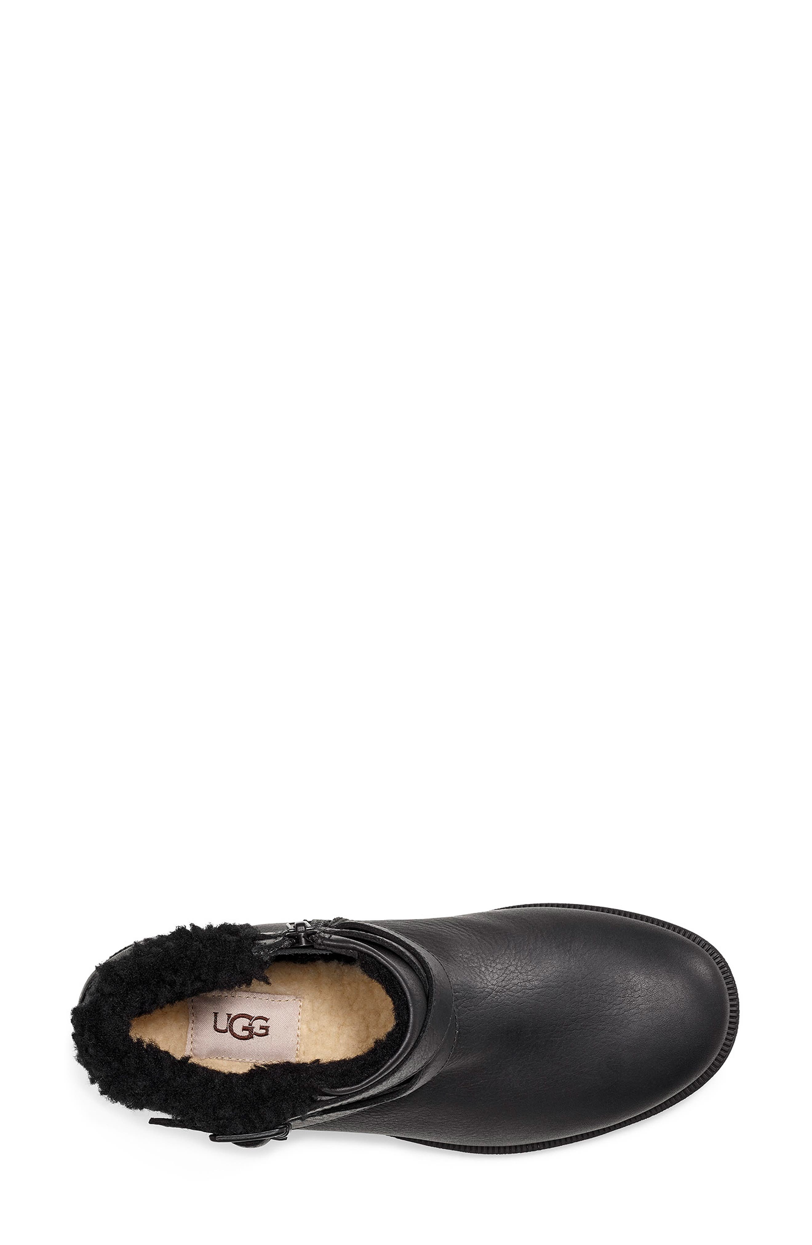 Benson II Waterproof Bootie, Alternate, color, BLACK LEATHER