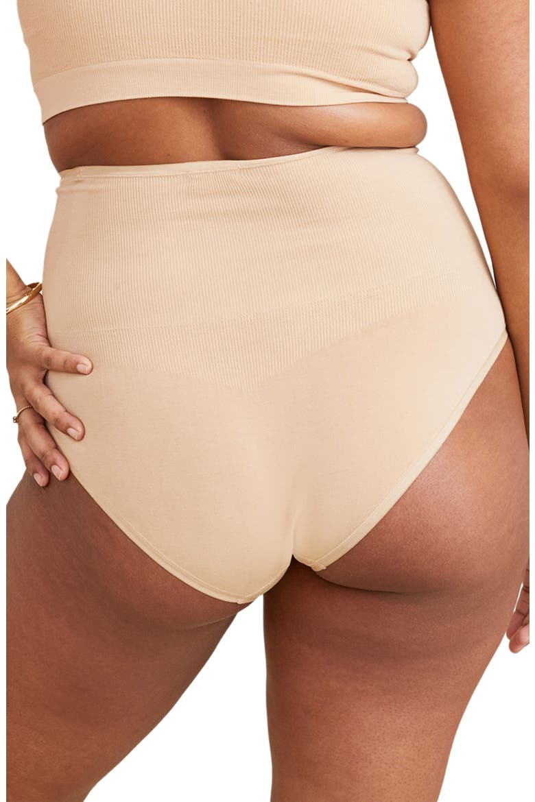 The Seamless Belly Brief, Alternate, color, SAND