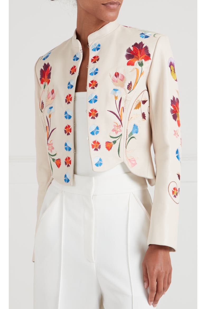 Toledo Fitted Jacket, Alternate, color, Ivory
