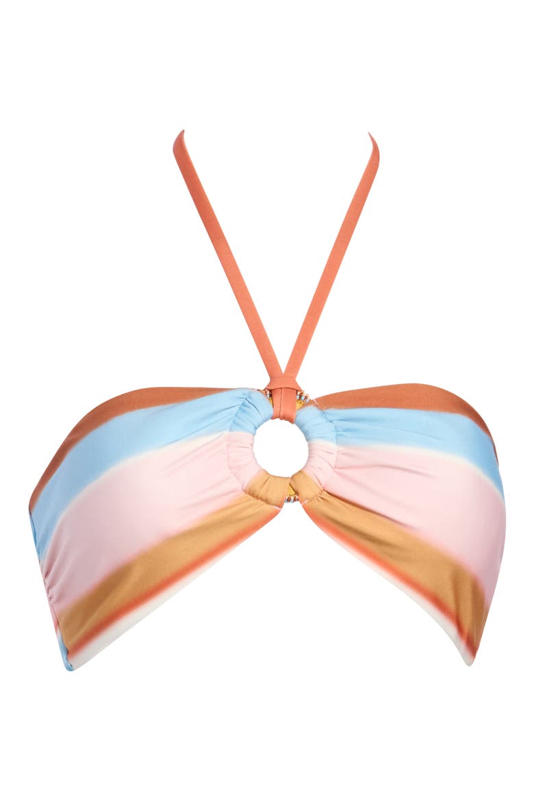 Bandeau Bikini Top, Main, color, MULTI