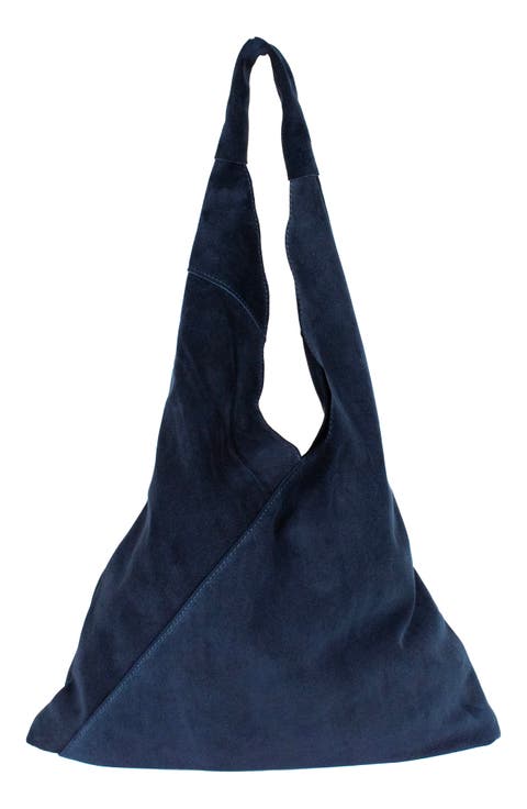 Amelia Suede Hobo Bag