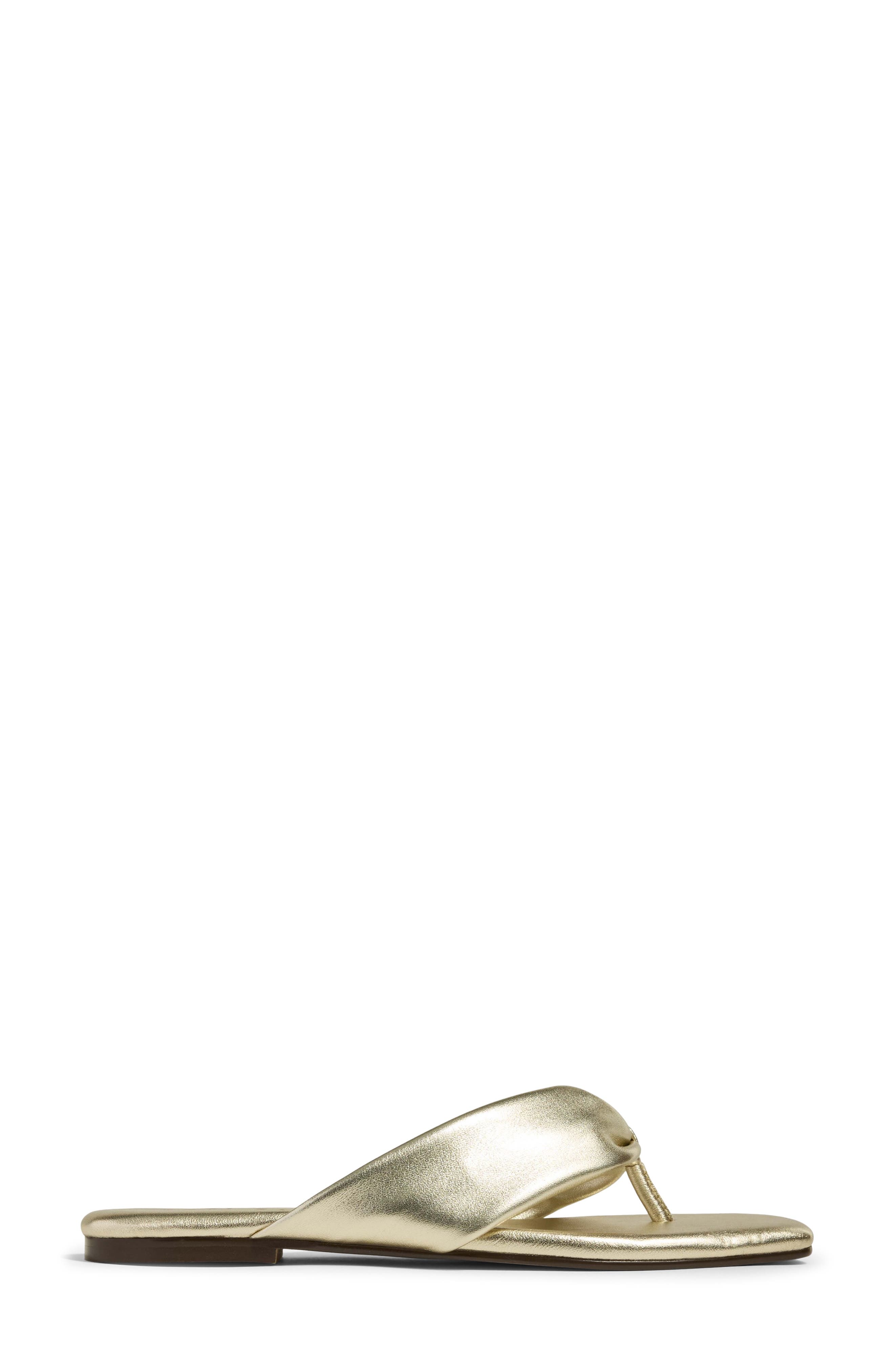 Reece Thong Sandal, Alternate, color, GOLD