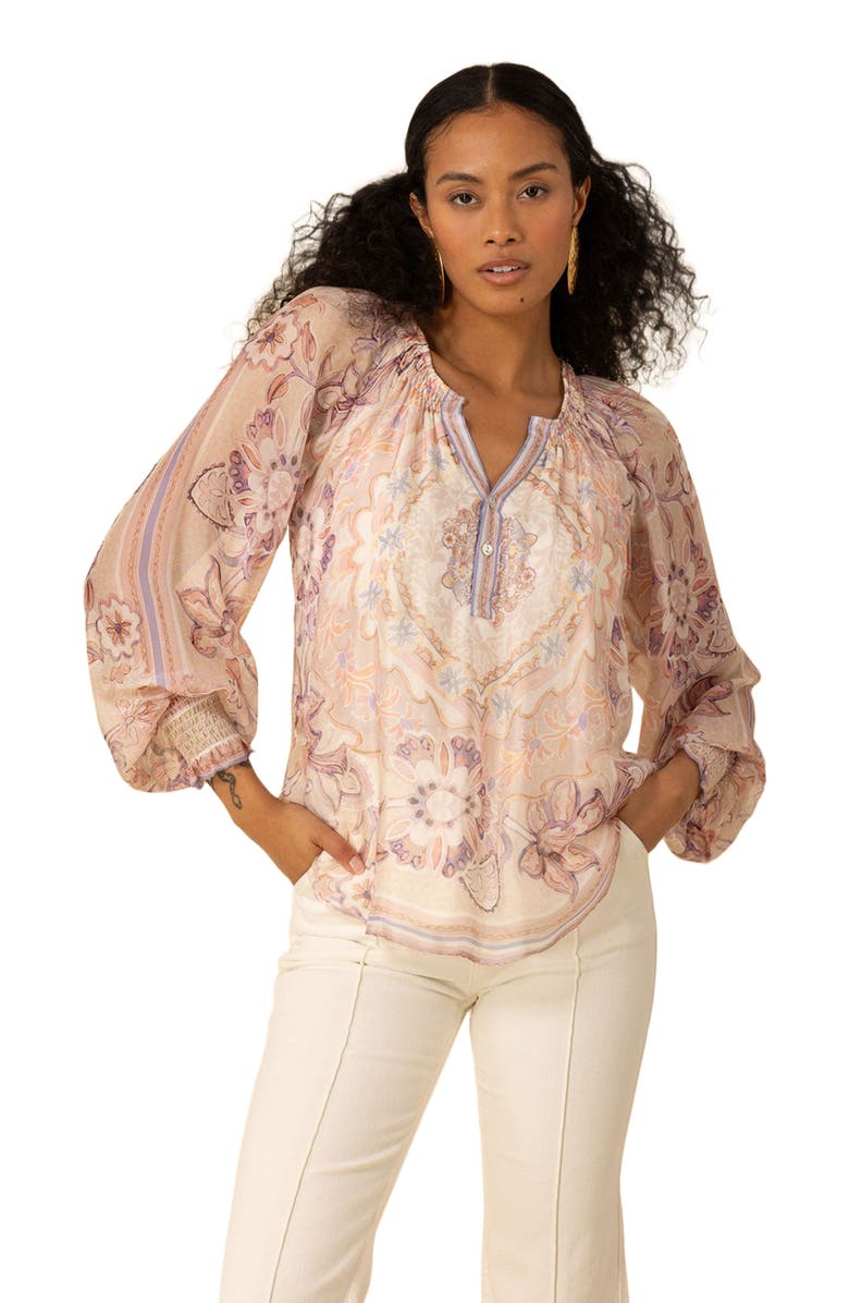 Hale Bob Michaela Chiffon Top, Alternate, color, 