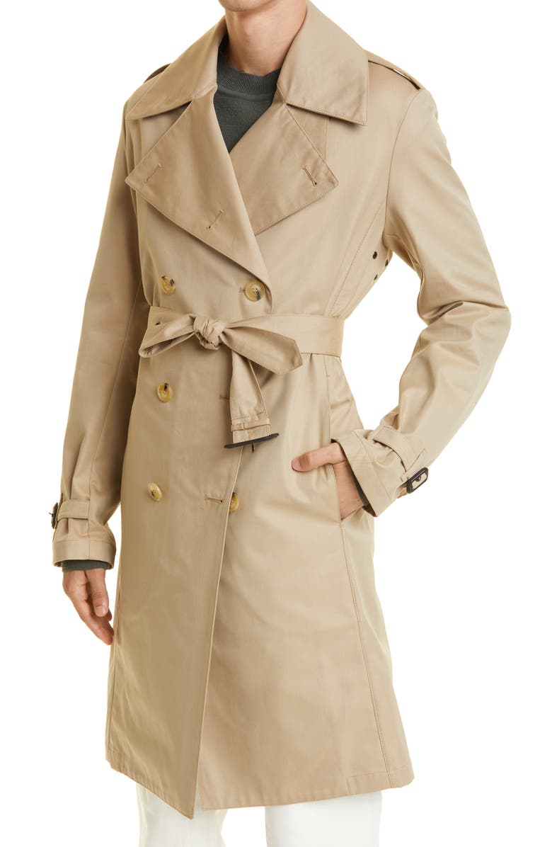 Mackintosh Macintosh St. Andrews Double Breasted Trench Coat, Alternate, color,