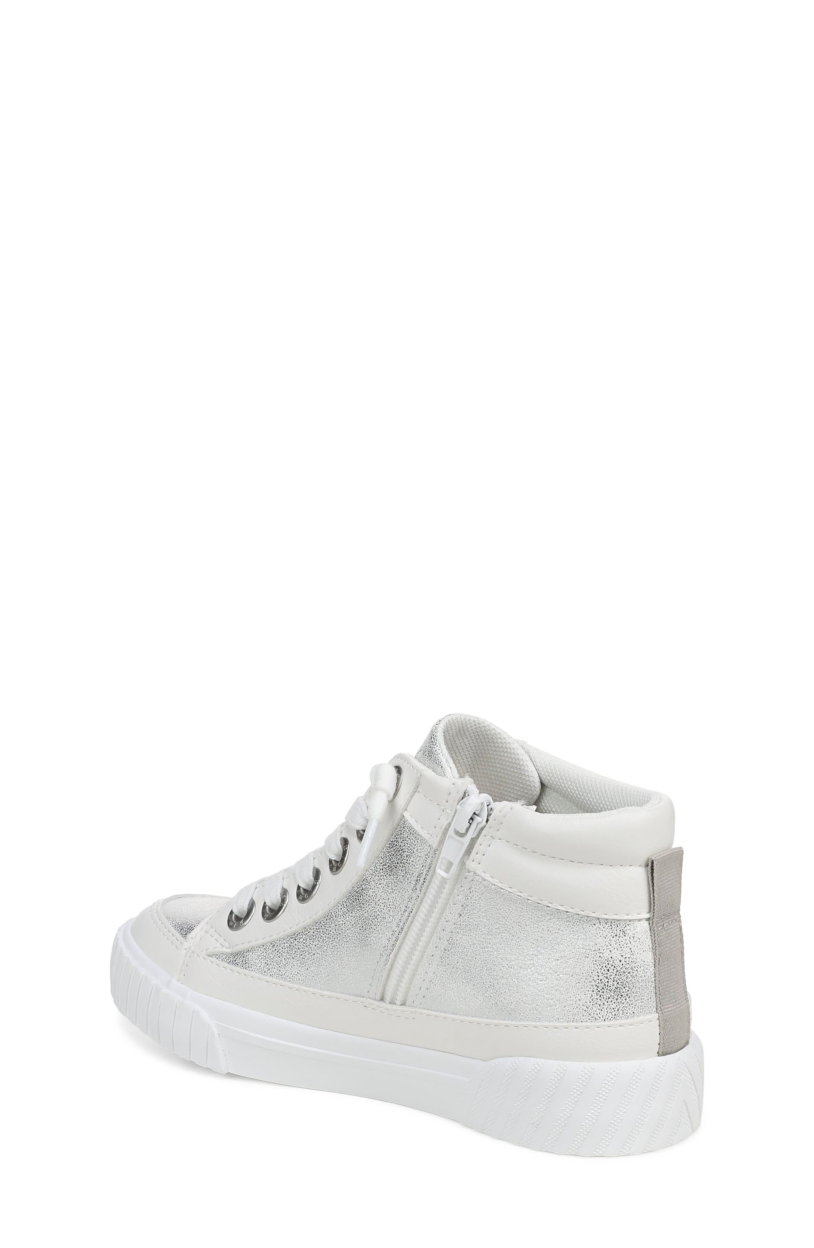 Kids' Wander High Top Lace-Up Sneaker, Alternate, color, WHITE