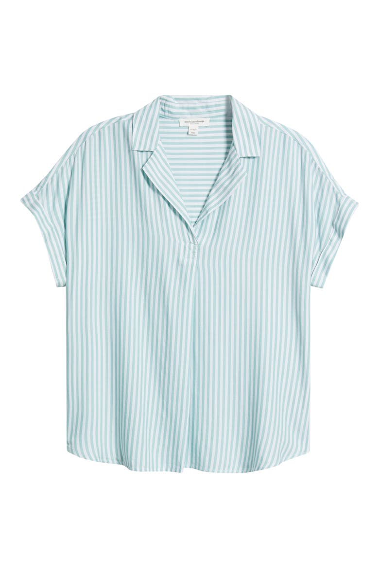Deni Stripe Shirt, Alternate, color, CUCUMBER MINT