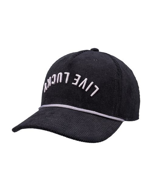 Black Clover Cord Upside Down Luck 2 Hat In Blue