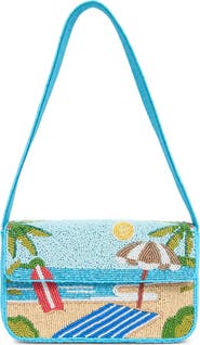 Collection XIIX Tropical Vacation Beaded Shoulder Bag