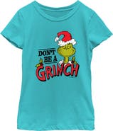 The Grinch Girls' Dr. Seuss Christmas Don't Be a Grinch Graphic T-Shirt