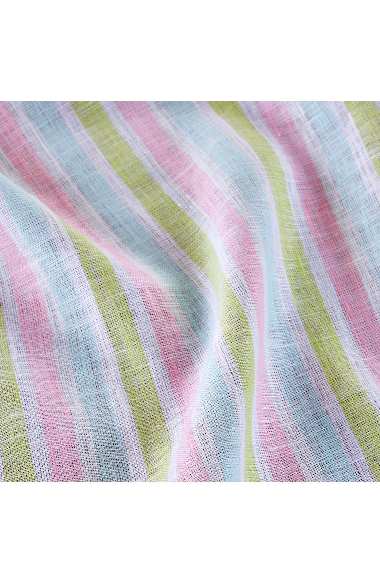Solino Home Linen Table Throw - Palm Beach Stripe, 52" x 52", 52" x 52", Alternate, color, 