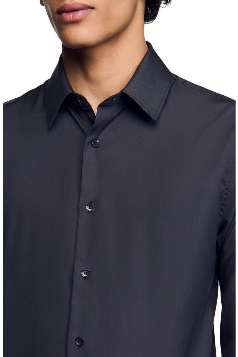 Long-sleeved shirt, Alternate, color, Charcoal grey