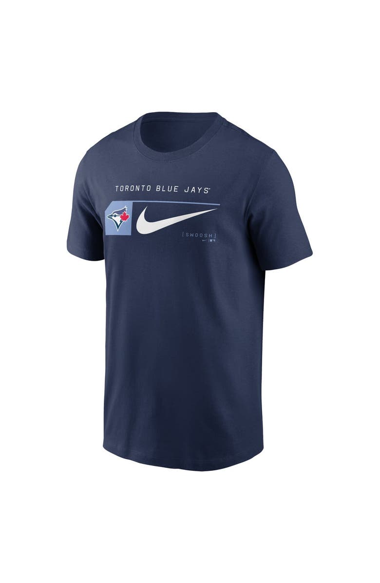 Nike Men's Nike Navy Toronto Blue Jays Team Swoosh Lockup T-Shirt, Alternate, color, 