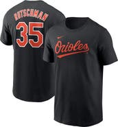 Nike Men's Nike Adley Rutschman Black Baltimore Orioles Fuse Name & Number T-Shirt