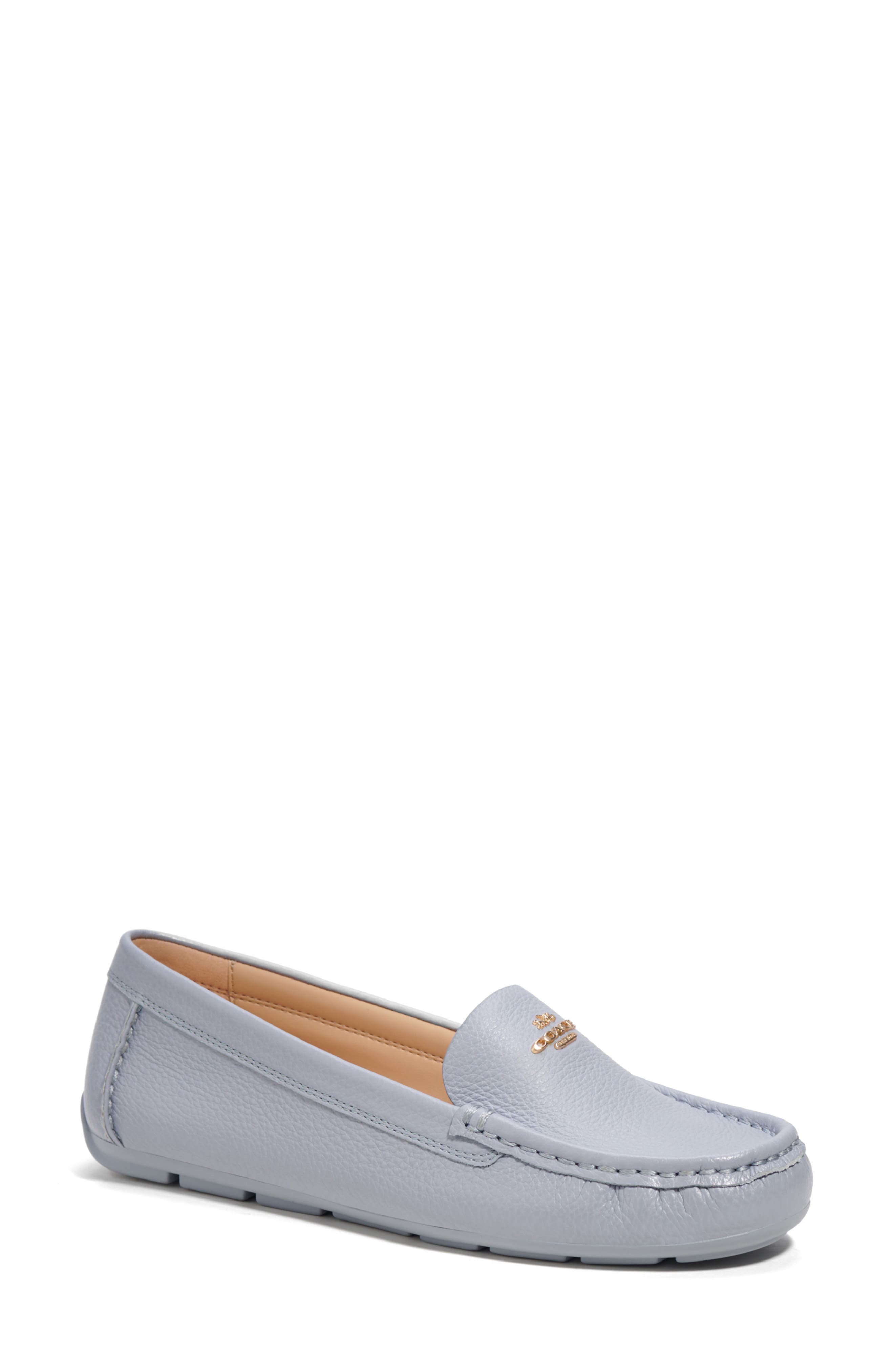 Marley Driving Shoe, Main, color, GREY BLUE