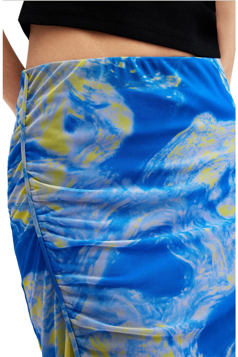Nora Inspiral Midi Skirt, Alternate, color, ELECTRIC BLUE