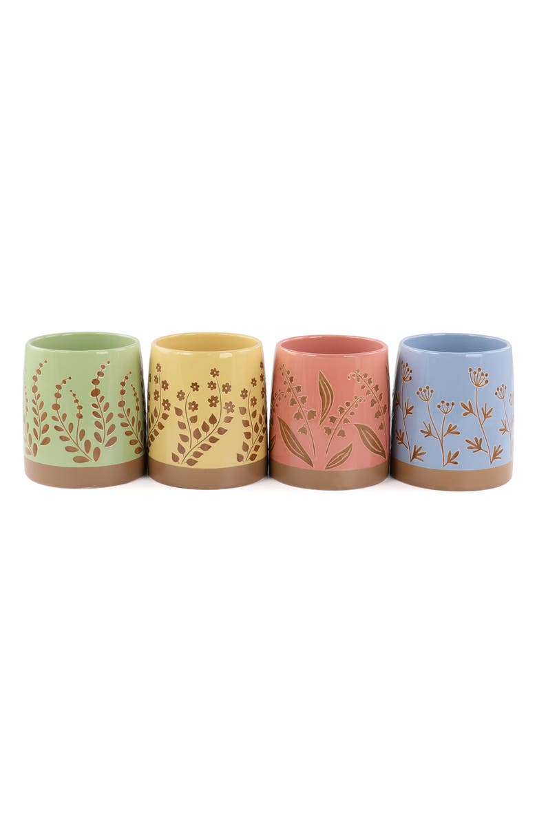 Gibson Garcelle 4 Piece 18 Ounce Round Stoneware Mug Set, Alternate, color, 