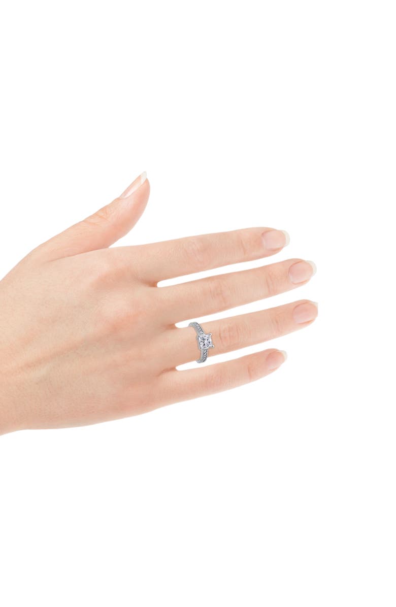 Bliss Diamond 1 1/4Ct Princess Cut Diamond Engagement Ring 14k Gold Lab Grown, Alternate, color, 