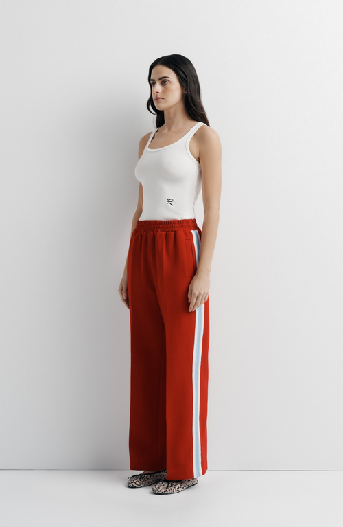 Romy Willa Wool Pant In Red