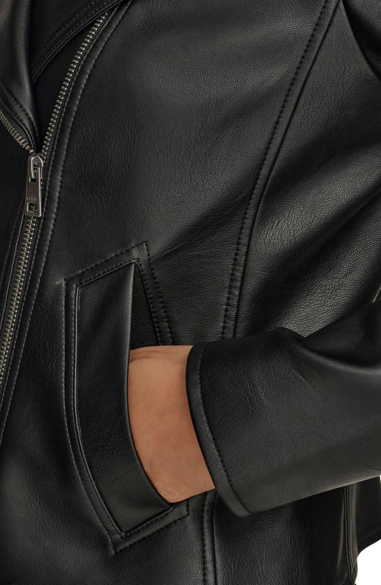 Levi's<sup>®</sup> Women's Essential Faux Leather Moto Jacket, Alternate, color, Black