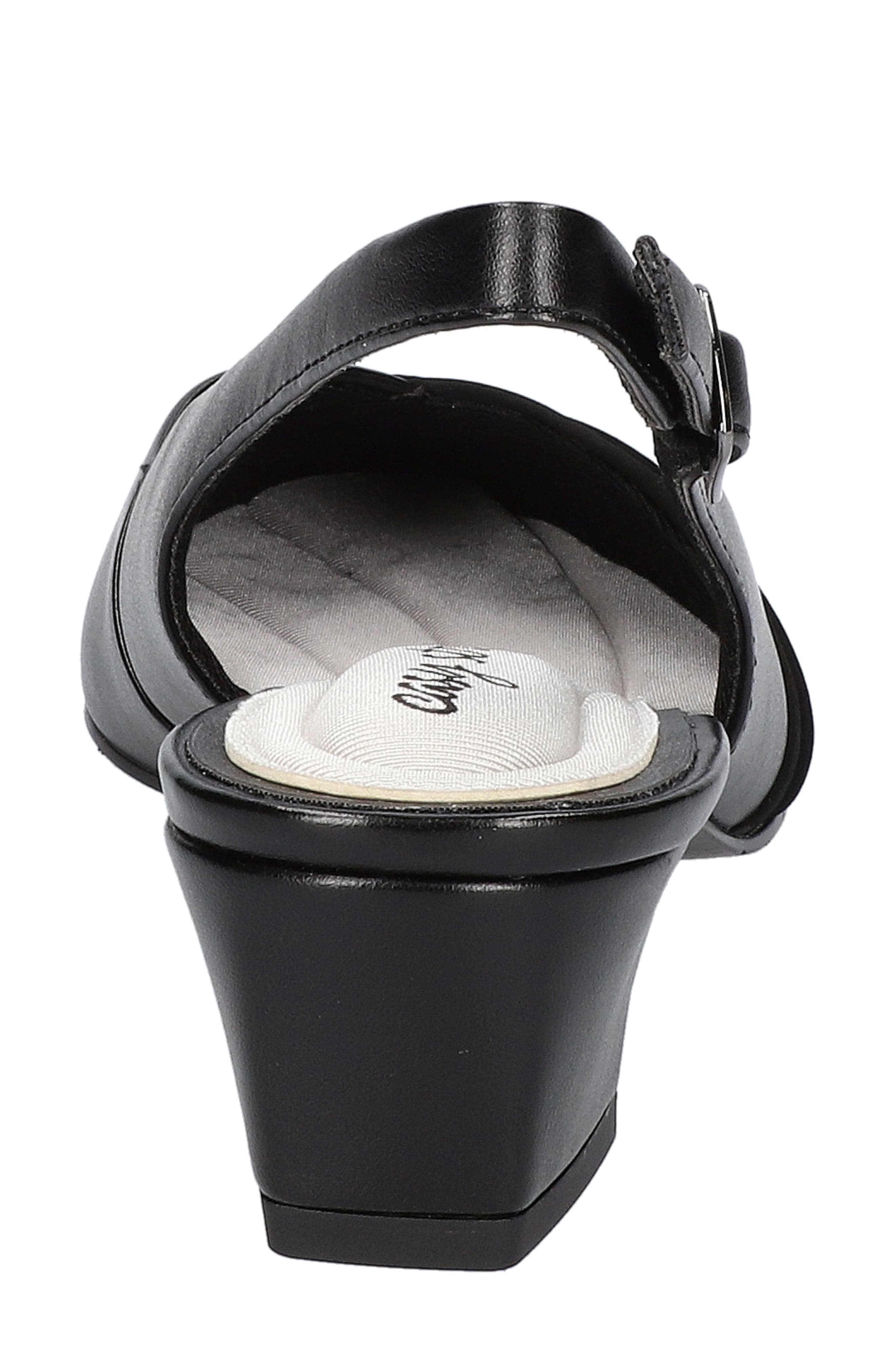 EASY STREET Bates Slingback Pump - Multiple Widths Available, Alternate, color, Black