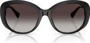 RALPH 56mm Gradient Round Sunglasses