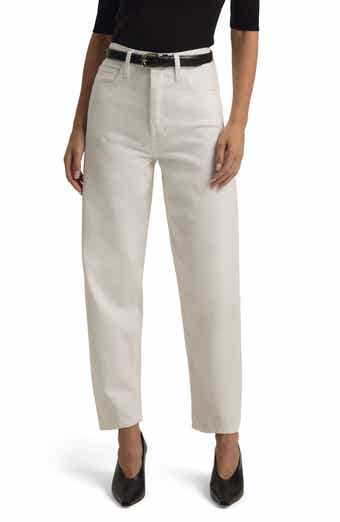 The Nikki Mid Rise Barrel Jeans