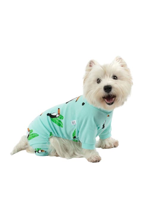 Dog Cotton Matching Family Pajamas, Animals & Paw Prints