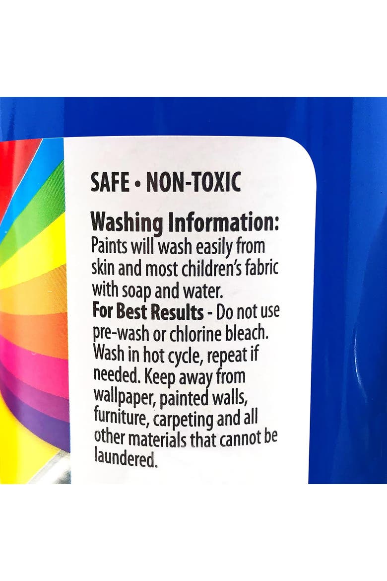Classroom Pack Washable Tempera Paints 10 Bottles, 8 oz Each, Alternate, color, Multicolored
