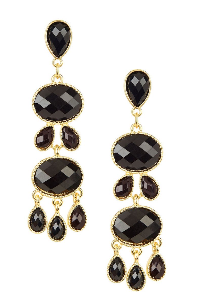 OLIVIA WELLES Rainfall Chandelier Crystal Drop Earrings, Main, color, 