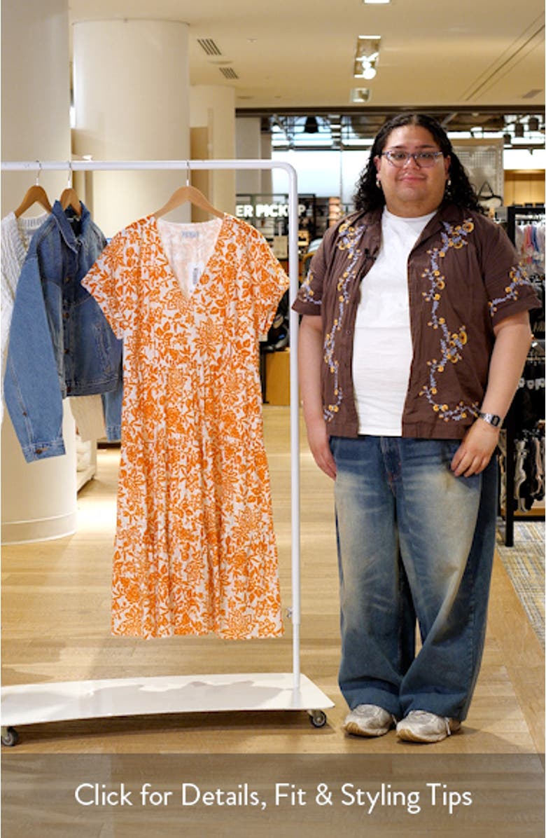 Cote Dazur Embroidered Midi Dress, sales video thumbnail