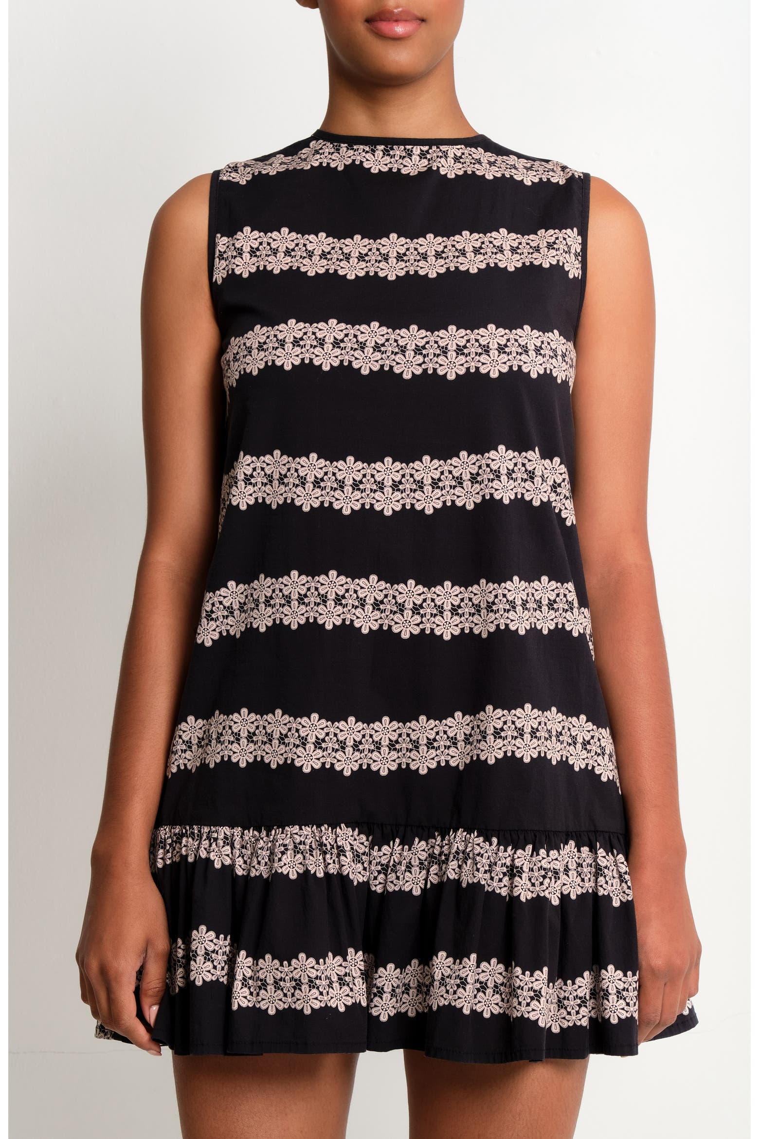 Mini Macrame Rug The Lulo Project The River Stretch Cotton Shift Minidress (Women ...