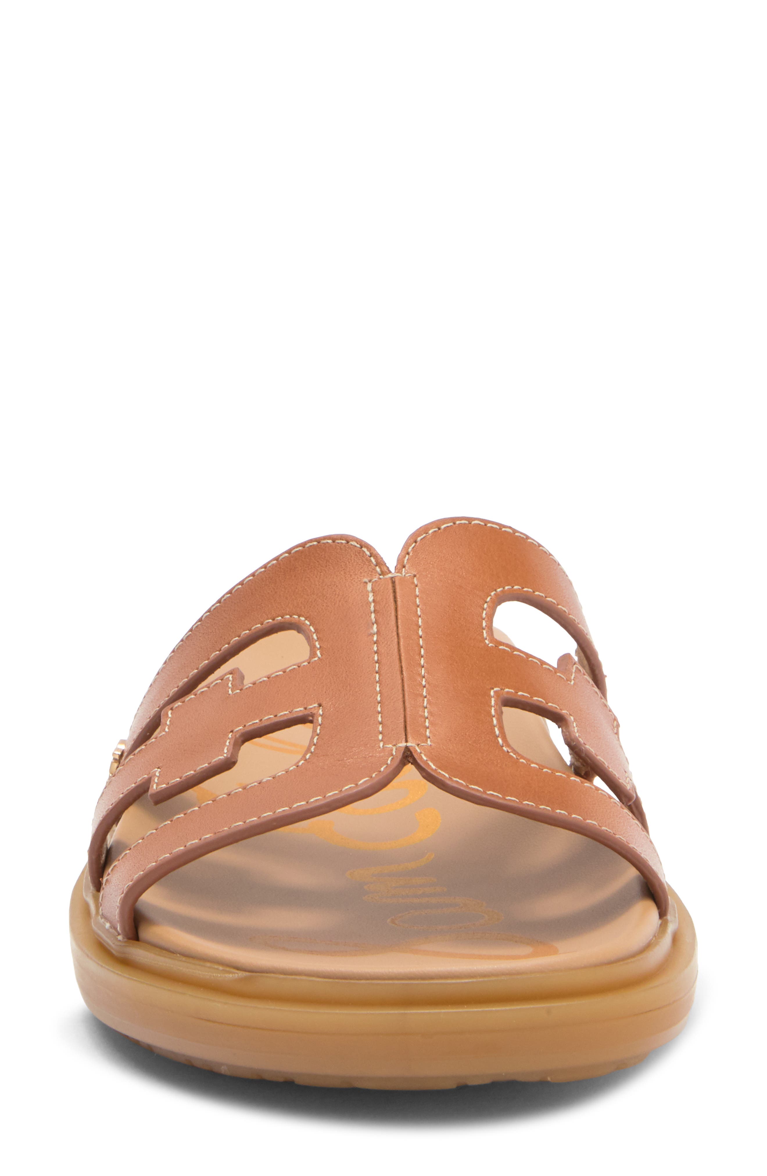 Sam Edelman Valeri Platform Slide Sandal, Alternate, color, Saddle