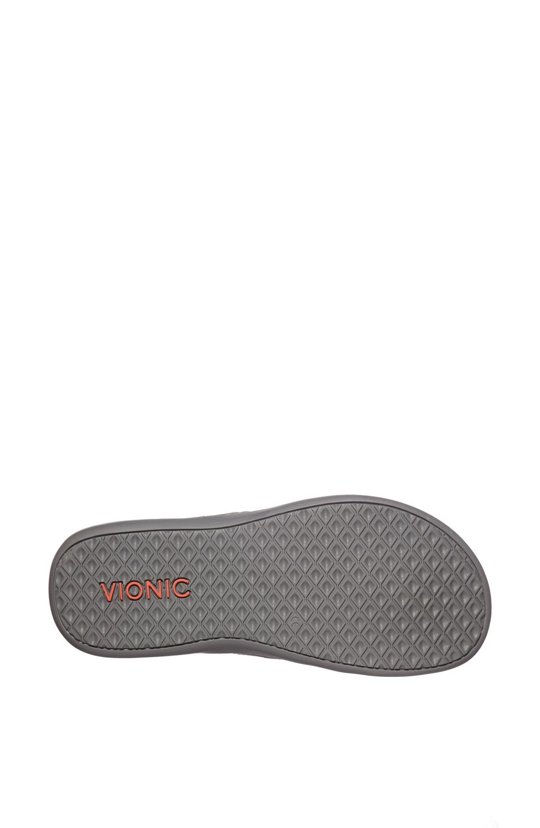 'Tide II' Flip Flop, Alternate, color, PEWTER METALLIC