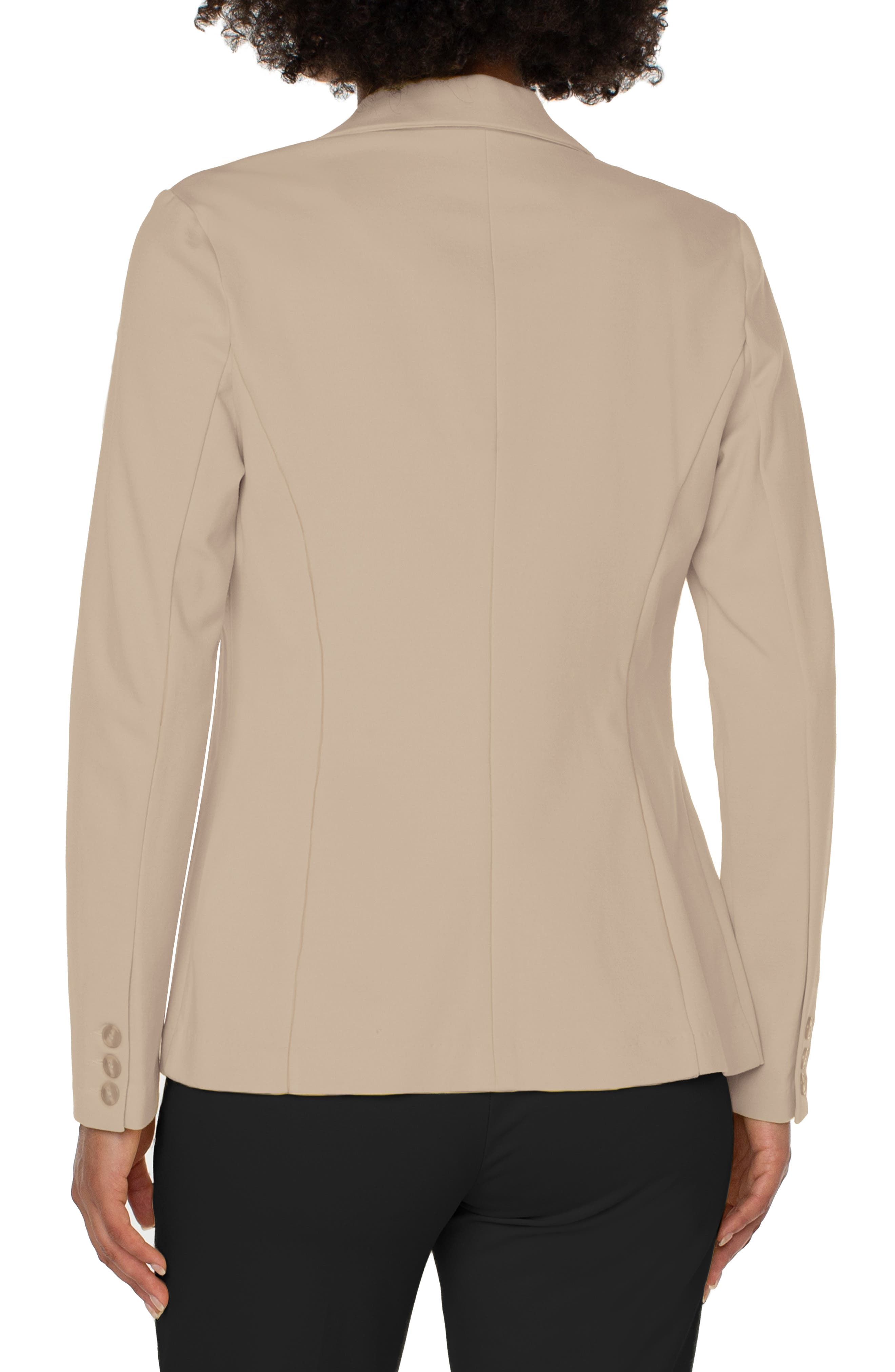 Fitted Knit Blazer - image 2